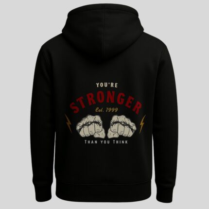 "Invincible Strength Hoodie – Unleash Your Inner Power and Confidence"