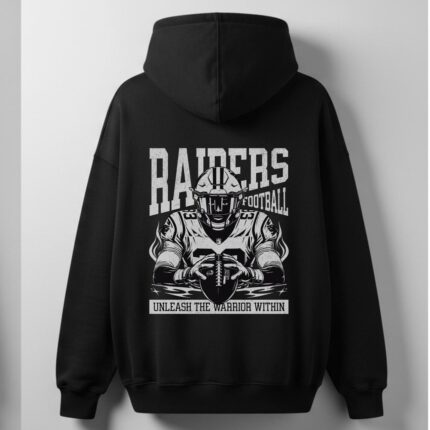 Raiders Football “Warrior Within” Premium Hoodie